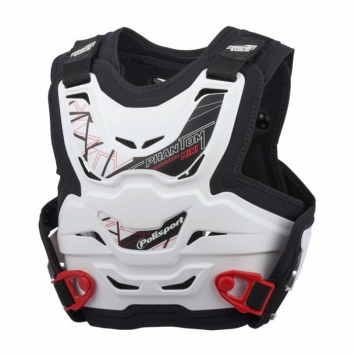 Polisport MINI Chest Protector Phantom Lite - White