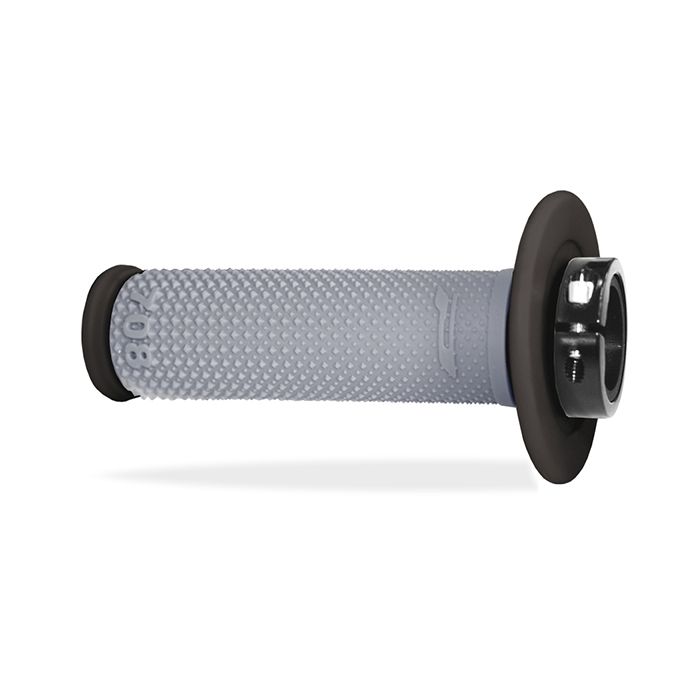 Progrip 708 Lock On Dual Density Grips - Black/Grey