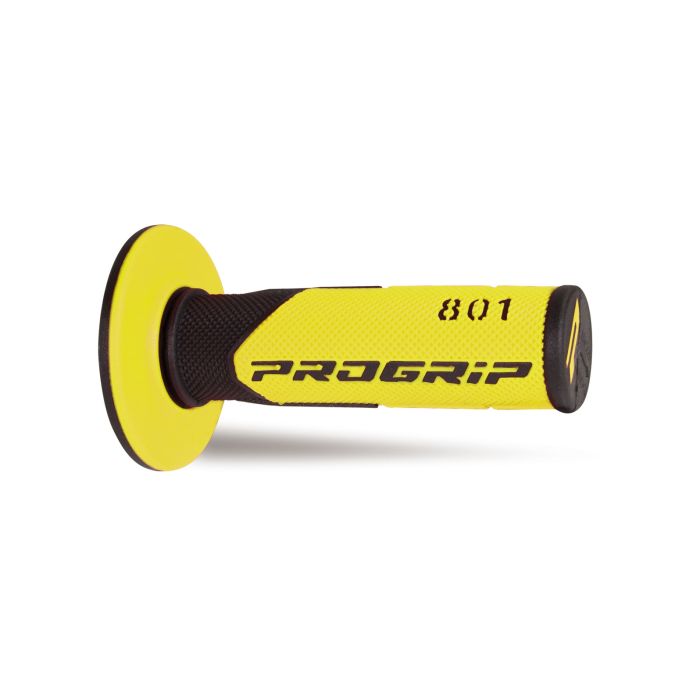 Progrip 801 Double Density Grips - Black/Yellow