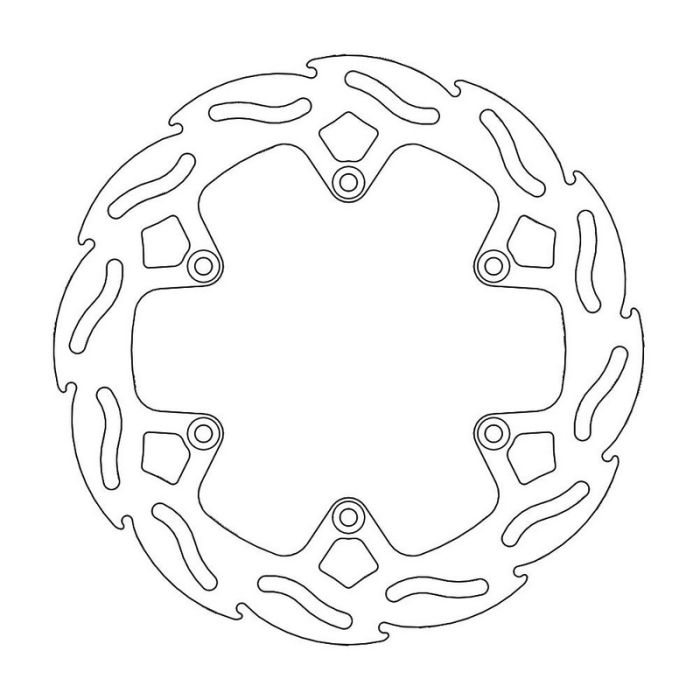 MMT Brake Disc Rear Flame KTM/Husaberg all - HVA 14-..-220MM.