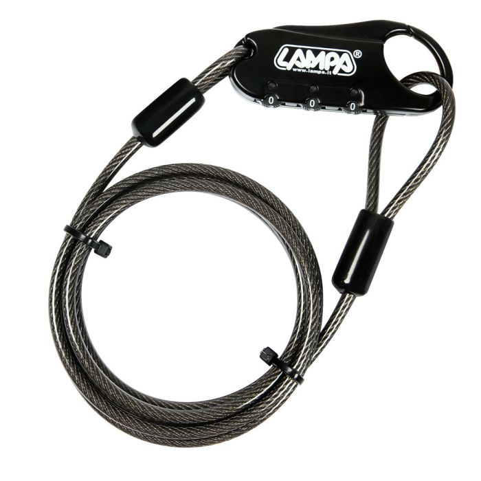 Lampa 3 DIAL COMBINATION PADLOCK + CABLE