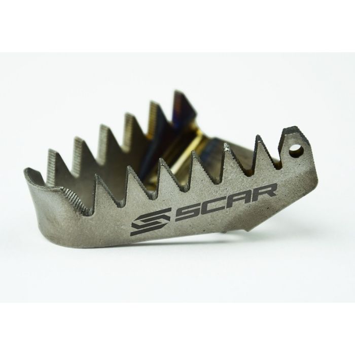 Scar brake pedal tip Titanium 