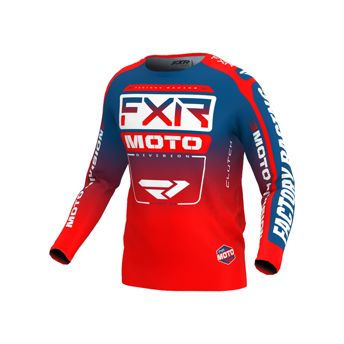 FXR Clutch Mx Jersey 24 Slate/Red