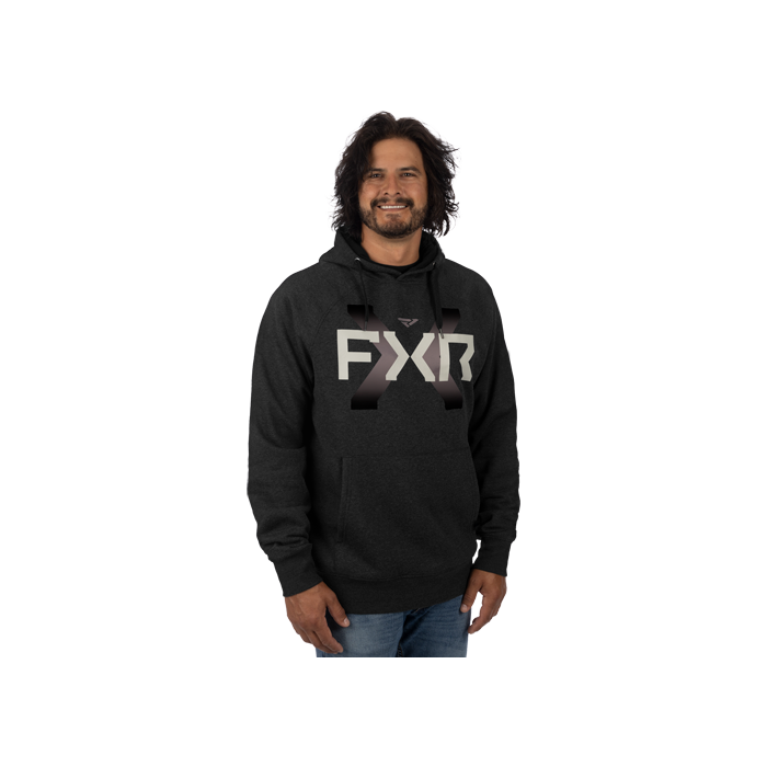 FXR Unisex Victory PO Hoodie Black/Muted Grape