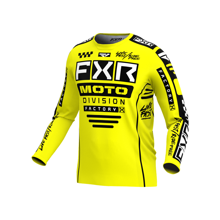 FXR Podium Glad. Mx Jersey 24 Yellow/BK