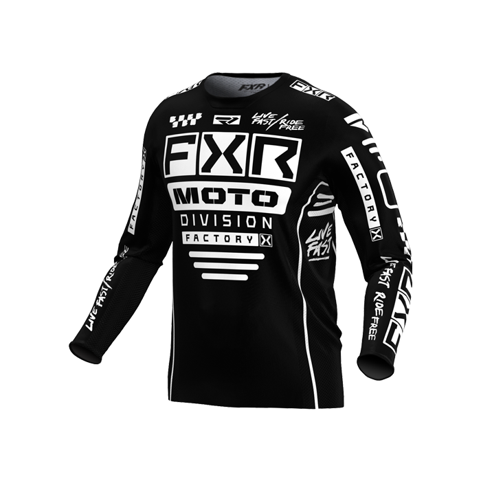 FXR Podium Glad. Mx Jersey 24 BK/Wh