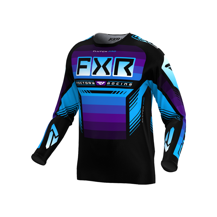 FXR Clutch Pro Mx Jersey 24 BK/Purple/Blue