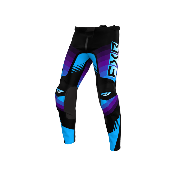 FXR Clutch Pro Mx Pant 24 BK/Purple/Blue 