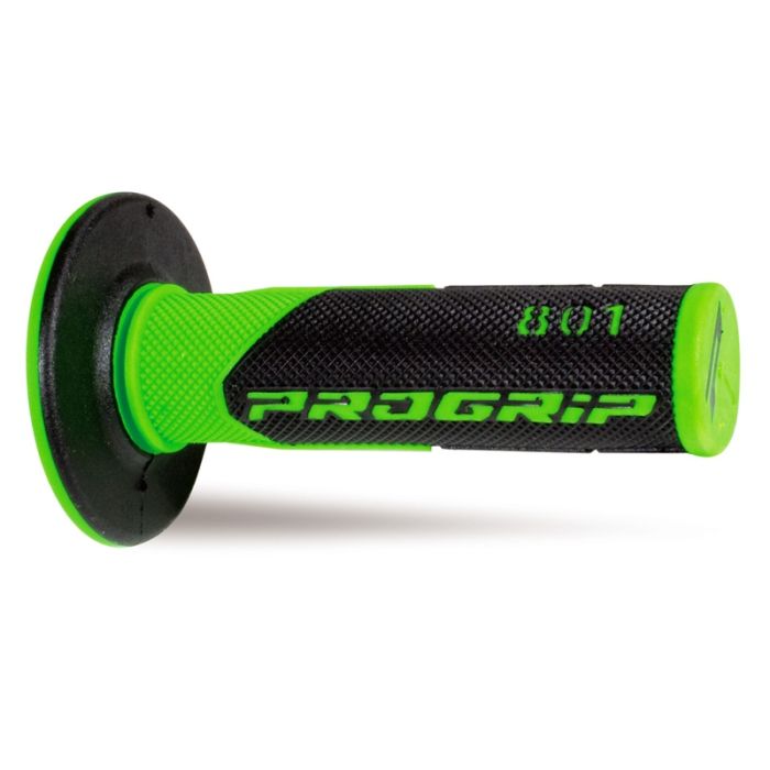 Progrip 801 Double Density Grips - FluoGreen/Black