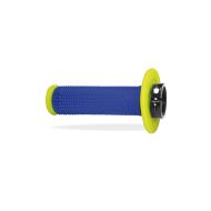 Progrip 708 Lock On Dual Density Grips - FluoYellow/ElecBlue