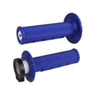 ODI Half-Waffle MX Lock-On Grip Set - Blue