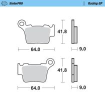 MMT Brake Pad Rear KTM 04-.. HVA 06-.. Race