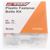 TMV Plastic fast. boltkit SX/F 16-.. EXC 17-.. (53Pcs)